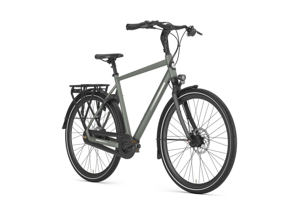 Gazelle GAZELLE Chamonix C8 HEREN Clay Green Mat 57cm 2024
