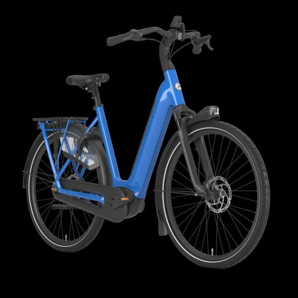 GAZELLE Grenoble test e-bike DAMES Tropical Blue Glans 53cm 2025